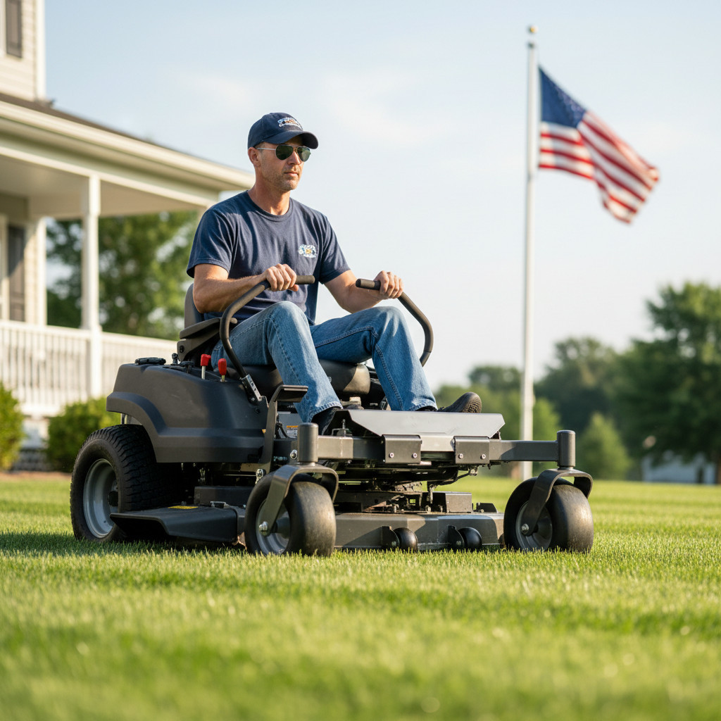 Professional lawn care service