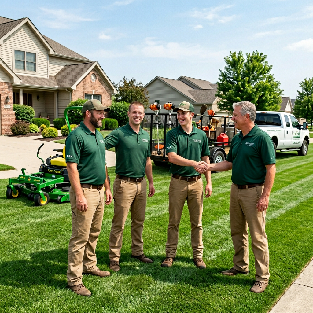 Join our veteran lawn care team